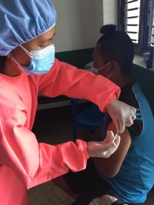 Administering a vaccine